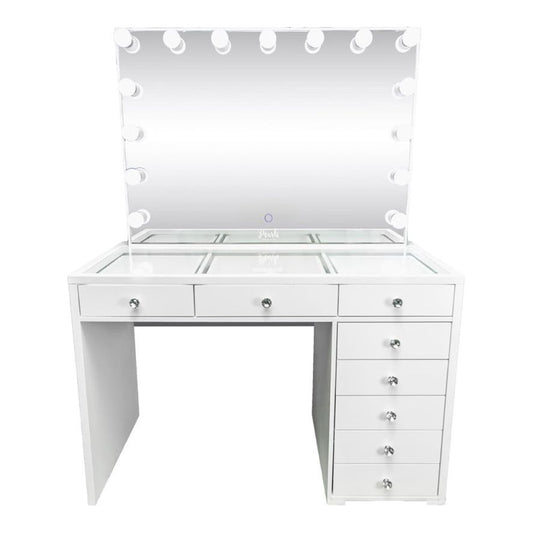 Luxi - 47" Glass Top & Frameless Mirror