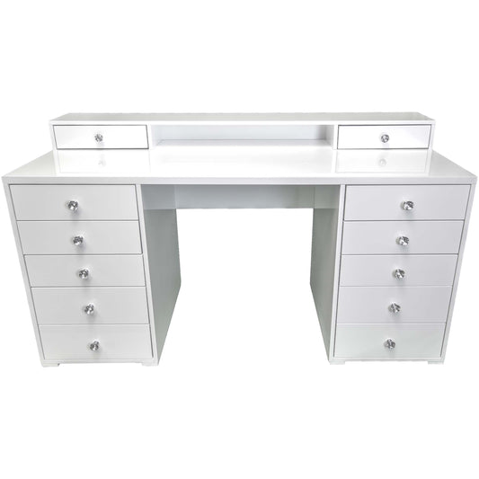 Divine 59" Solid Top + Dual-Drawer Deck Vanity